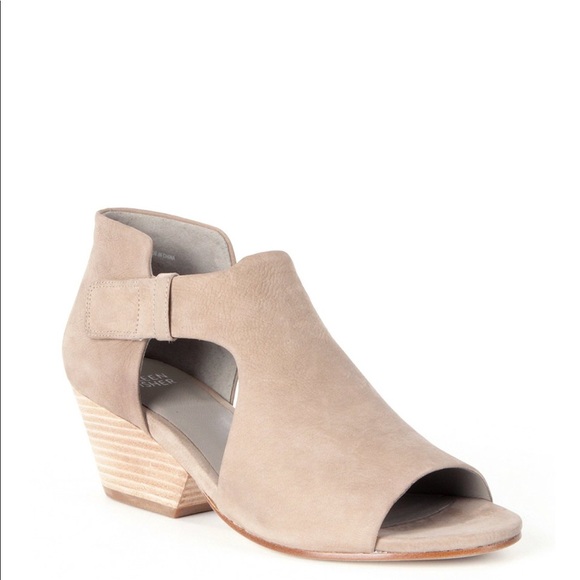 eileen fisher open toe bootie